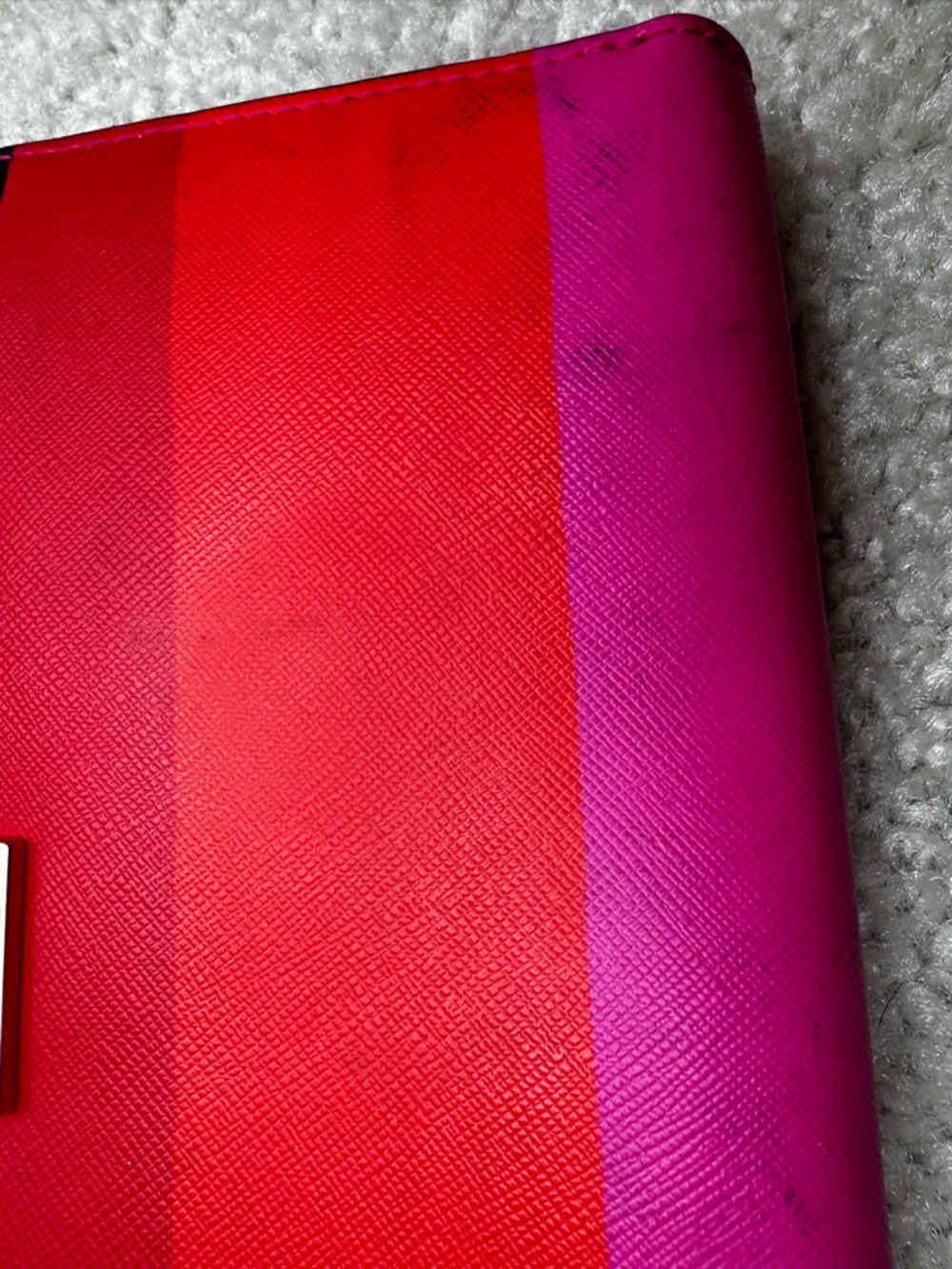 Kate Spade New York Laurel Way Bonita Stripe large continental zip around wallet - Picture 4 of 9